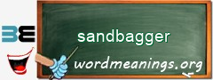WordMeaning blackboard for sandbagger